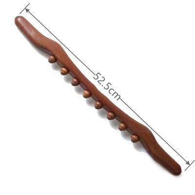 Eight Beads Universal Carbonized Massage Point Scraping Dry Scraping Stick